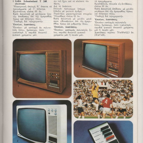SABA 1974 Model Catalog used, televisions, cassette players, radios