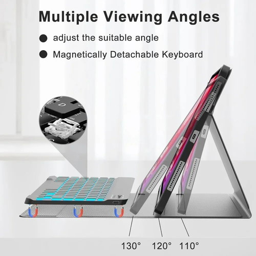 Bluetooth Keyboard Case with Backlit Touchpad for Lenovo Idea Tab 11"