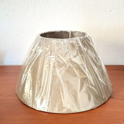 Beige conical lampshade 27x30cm, sealed