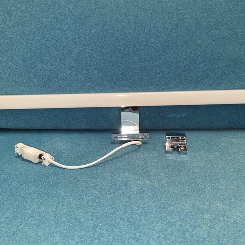 Inlight Επιτοίχιο Φωτιστικό Led 60cm Χρώμιο Λευκό