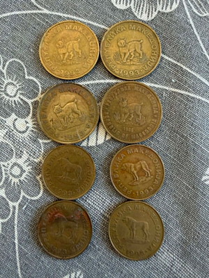 Lot of 8 collectible coins from North Macedonia