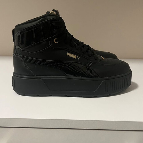 Puma women's athletic shoes like new, size 40.5, black