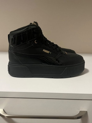 Puma women's athletic shoes like new, size 40.5, black