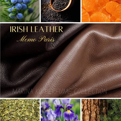 Irish Leather Memo Paris Eau de Parfum decants 3/5/10 ml new