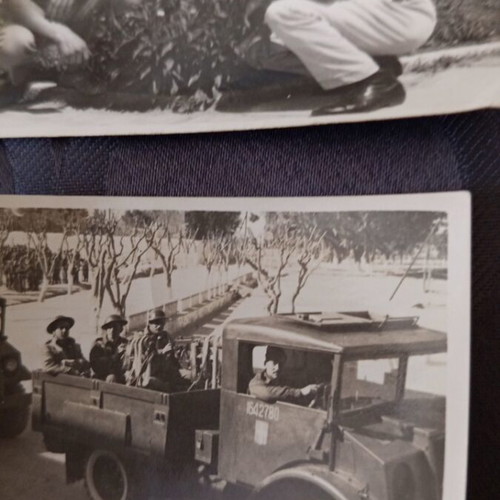 Old military photos set of five used