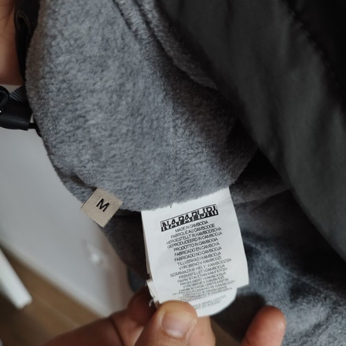 Napapijri Rainforest jacket new, fur lined, waterproof, windproof, gray