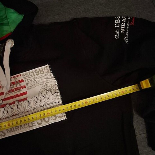 Hooded sweatshirt black like new, size XXL