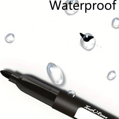 Set of 3 permanent, quick-dry, waterproof markers