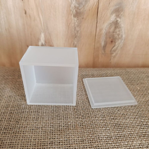 Jewelry display cube stand made of plexiglass like new