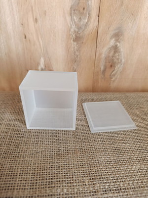 Jewelry display cube stand made of plexiglass like new