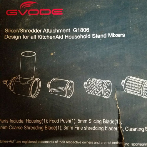 Gvode slicer shredder attachment for KitchenAid mixer