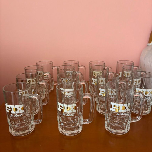 Fix beer glasses like new, pack of 15