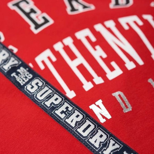 Superdry Maddox Sporty Red Bodysuit Medium New