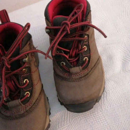Timberland leather boots used, brown, size 27