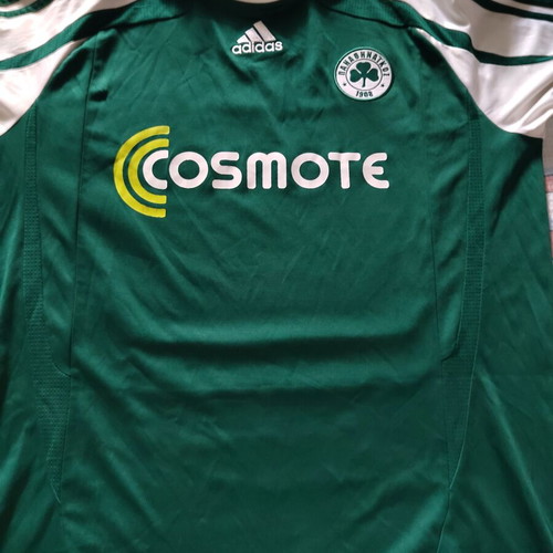 Panathinaikos Authentic Vintage 2007-08 Football Jersey Papadopoulos #11 Large