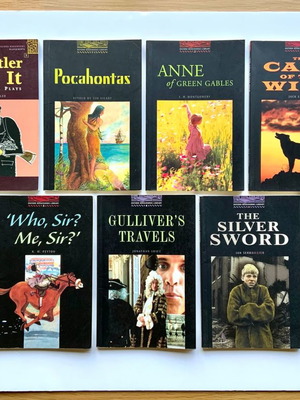 Oxford Bookworms Library foreign language books like new, pack of 9