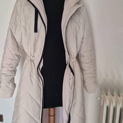 Compania Fantastica long women's jacket beige like new, lightweight
