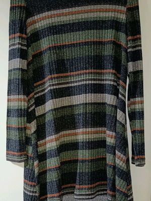 Helmi striped turtleneck dress like new, size L