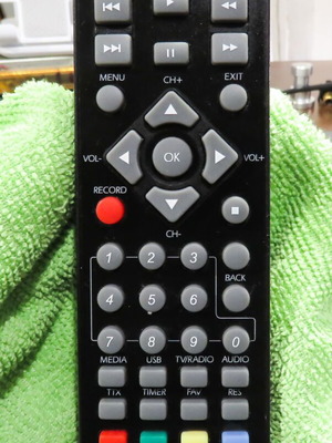Engel remote control used for DVB-T2 digital receivers