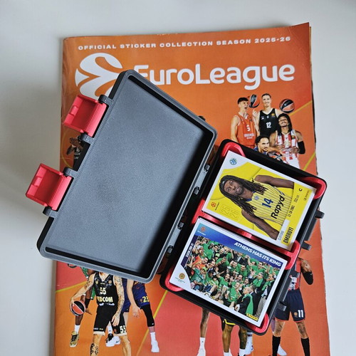 Euroleague 2026 Panini Sticker Case new, 3D printed