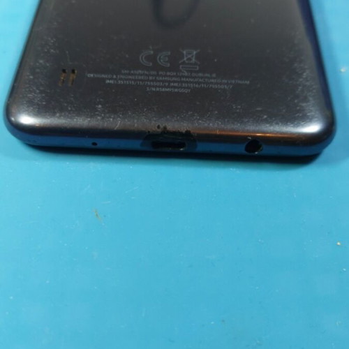 Samsung Galaxy A10 smartphone used, 2GB RAM, 32GB storage, Android 11