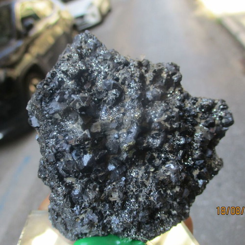 Galena mineral specimen, lead sulfide with silver traces