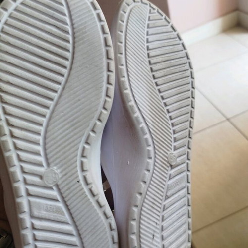 Jomix Shoes slippers set size 38 like new, white and purple