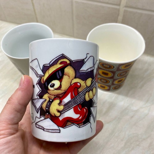 Mugs new, set of 3 pieces