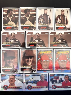 F1 Legends Topps 2023 trading cards new