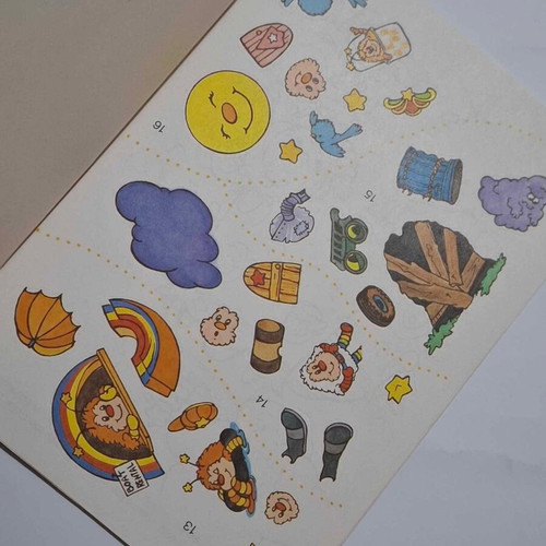 Vintage sticker album 80s Rainbow Brite Sticker Fun new collectible