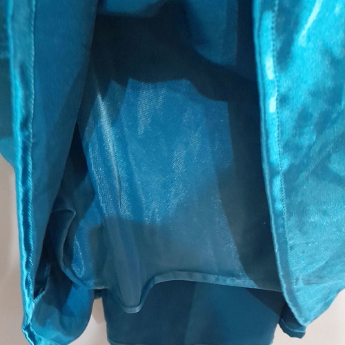 Be You Satin Strapless Cocktail Dress turquoise new, size M