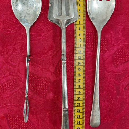 Vintage silver-plated 3-piece serving set