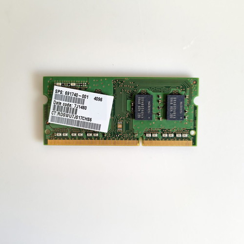 Samsung 4GB DDR3 1600MHz Laptop RAM used