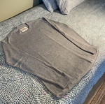 Hollister grey knit sweater used, size S