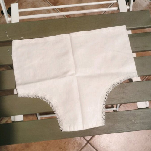 Vintage very old handmade baby clothes used, 6 pieces