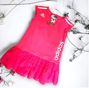 Ροζ φορεματάκι για κορίτσι (adidas)