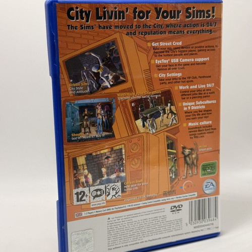 The Urbz Sims in the City PS2 used action adventure game