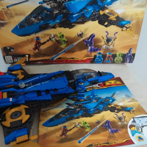 Lego Ninjago Jay Jet set like new with original figure, box and instructions