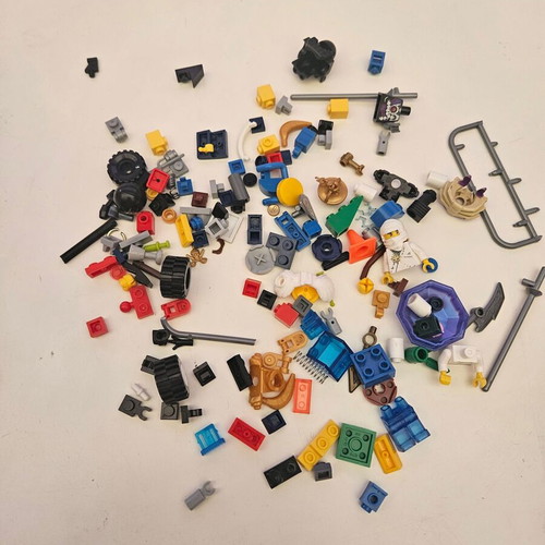 Assorted loose toys used, as shown in photo
