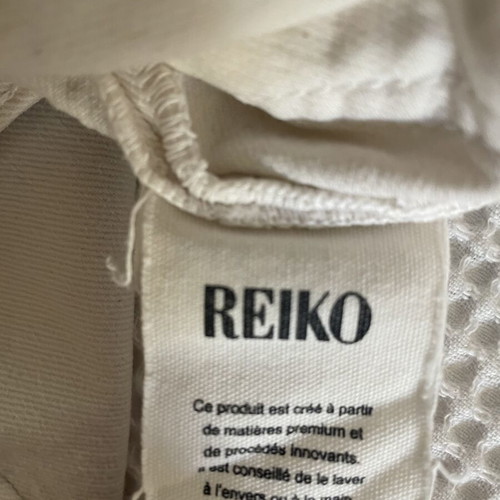 Reiko white jeans three-quarter length, like new, size S