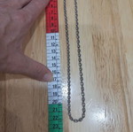 Vintage 925 silver twisted necklace chain used