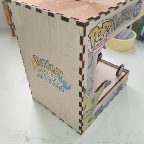 Mimikyu wooden pop-style decoration