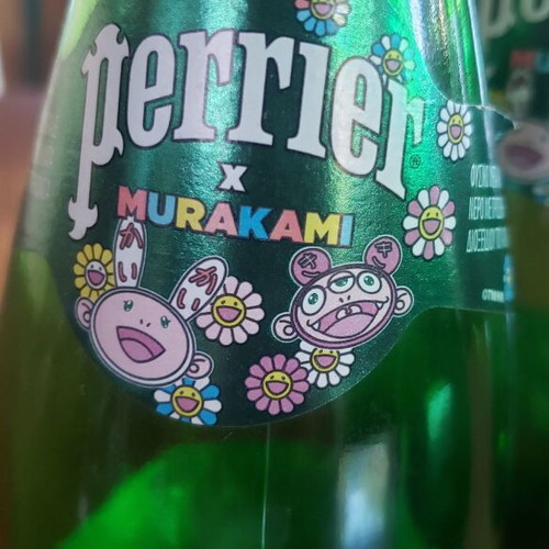 Perrier Mourakami collectible bottles like new, pack of 2