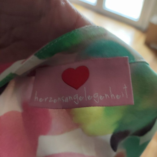 Herzen's Angelegenheit colorful silk blouse like new, S/M