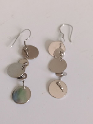Silver 925 plated earrings new