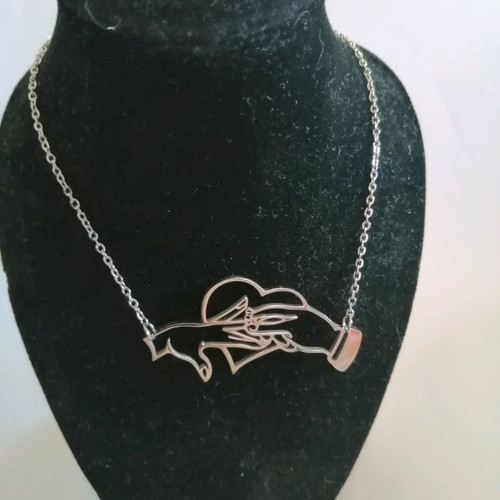 Love necklace new stainless steel does not tarnish