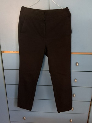 Zara women's pants size M like new, black, elastic waist