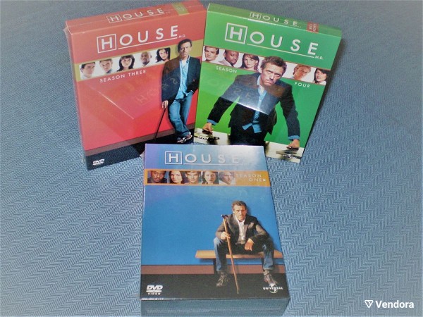  Dr. House - i pliris kikli 1,3 ke 4 - 16 DVD