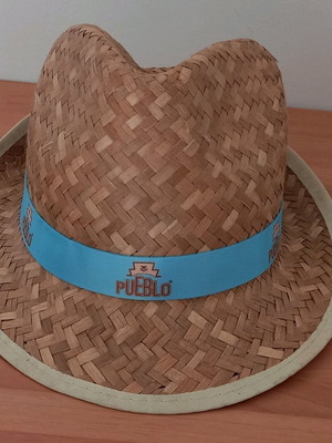 Pueblo straw hat collectible, size M, like new