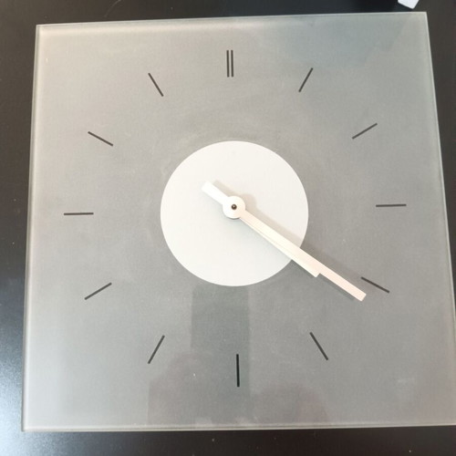 IKEA SKOJ vintage wall clock 28×28 cm, analog quartz
